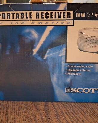 Radio Portatile Scott RX 10 AM/FM - Con Scatola Or