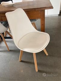 4 Sedie stile scandinavo