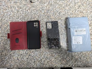 x smartphone Realme 8 cover e pellicole 