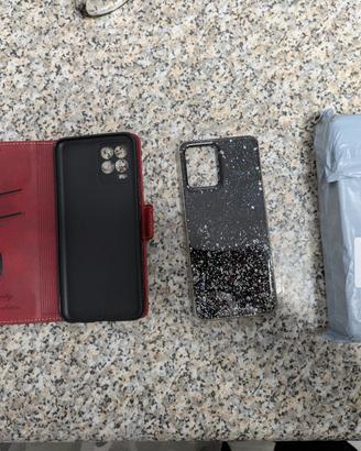 x smartphone Realme 8 cover e pellicole 