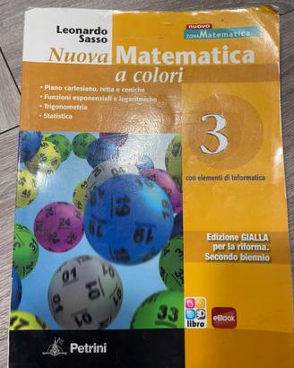 Libro "Nuova matematica a colori3"