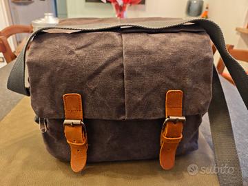 Borsa Fotografica Canvas cerato idroreppellente