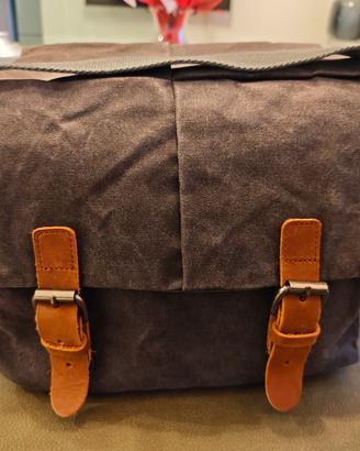 Borsa Fotografica Canvas cerato idroreppellente