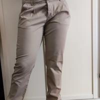 Pantaloni con pinces donna 