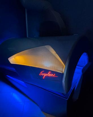 Lettino e doccia solare Ergoline