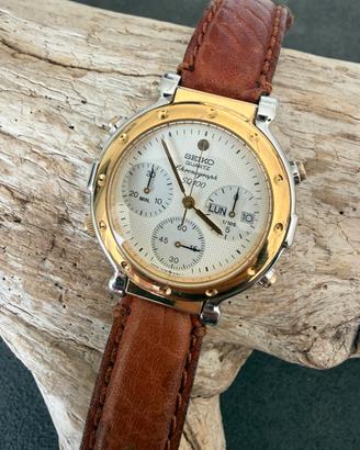 Seiko Chronograph SQ100 7A38-6090 funzionante