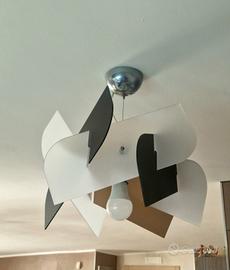 Lampadario medio in plexiglas moderno