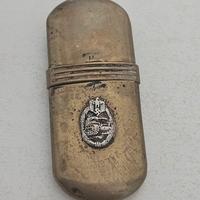 Antico accendi sigari in ottone Vintage 