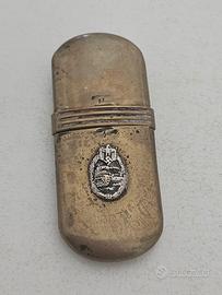 Antico accendi sigari in ottone Vintage 