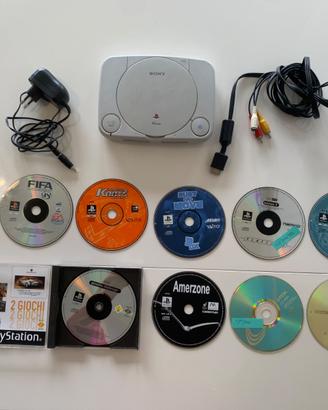 Playstation 1 con giochi
