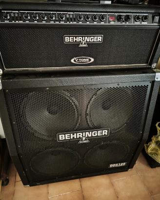 Testata + cassa per chitarra Behringer
