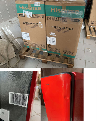 Frigo Hisense RR106D4CRE 82 L rosso