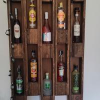 portabottiglie liquori vini con led