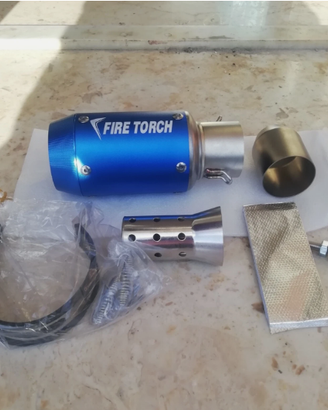 Scarico silenziatore terminale moto 4t NUOVO