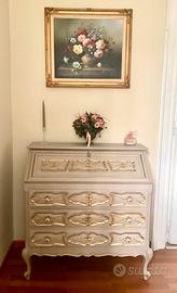 Scrittoio a ribaltina rivisitato in stle shabby