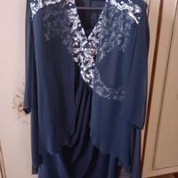 Abito da Cerimonia Blu "Luigi Bruno" taglia 52 