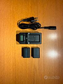 2x BATTERIE + CARICABATTERIE CELLONIC