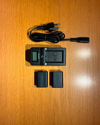 2x BATTERIE + CARICABATTERIE CELLONIC