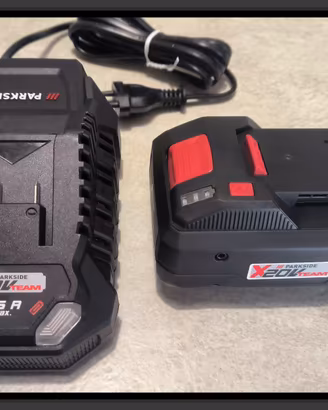 Nuovo! Batteria 4 Ah Smart+caricatore Parkside 20V