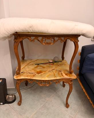 Coppia di tavolini/comodini in legno – 2 pezzi