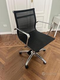 Sedia girevole da scrivania con ruote