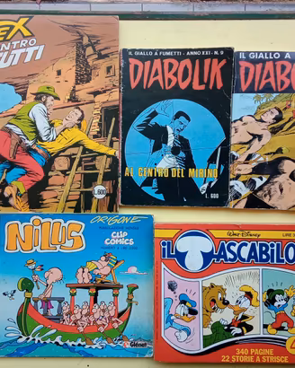 Fumetti anni '80 a partire da 18 cent. l'uno