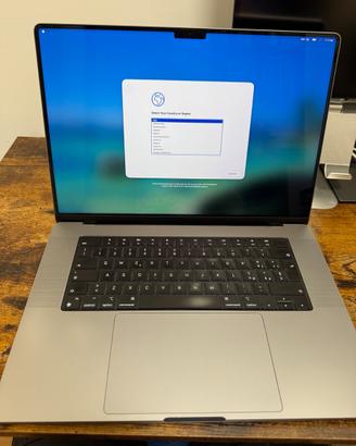 MacBook Pro 16" M1 Pro 32GB 1TB 2021 Grigio