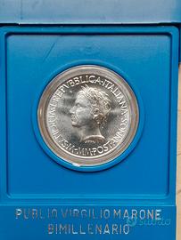 500 Lire in Argento- Virgilio 1981