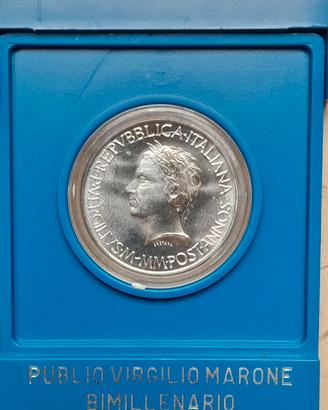 500 Lire in Argento- Virgilio 1981
