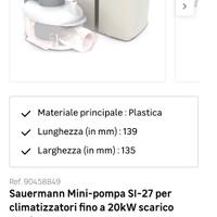 Pompe di scarico condensa sauermann