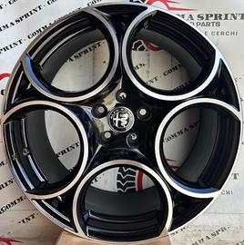 4 CERCHI IN LEGA ORIG RAGGIO 19 ALFA ROMEO STELVIO