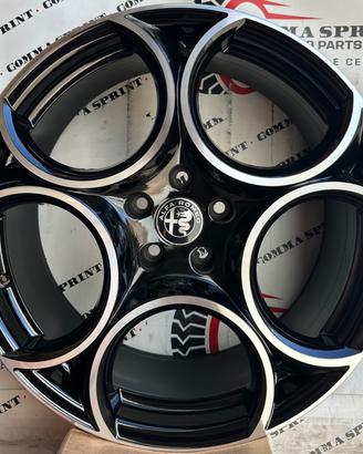 4 CERCHI IN LEGA ORIG RAGGIO 19 ALFA ROMEO STELVIO