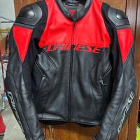 Dainese giacca pelle racing 4 traforata 52