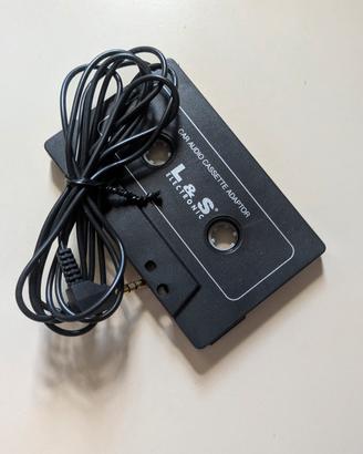 adattatore per audiocassette vintage 