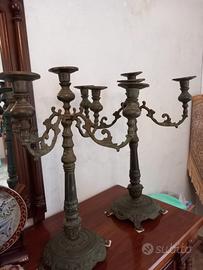 CANDELABRI IN BRONZO ‘700