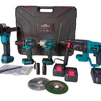 Kit lavoro 4 in 1 a batteria motori Brushless 