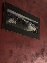 Quadro cascata dipinto