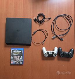 PS4 Slim 1TB + 2 controller + Call of Duty WWII