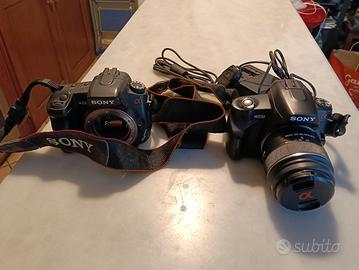 Sony a230 con obbiettivo Sony a200 senza obbiettiv