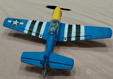 Aeromodello elettrico P51 Mustang completo di tutt