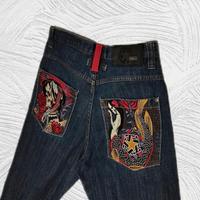 Tribal Gear Baggy Jeans Skull Vintage Super Rare