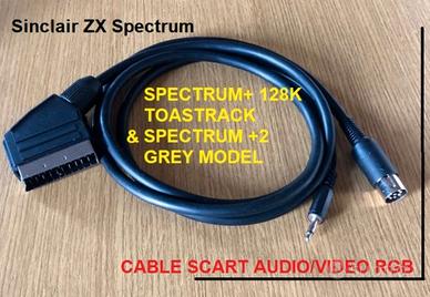 Scart sinclair zx spectrum+ 128k e spectrum +2 gre