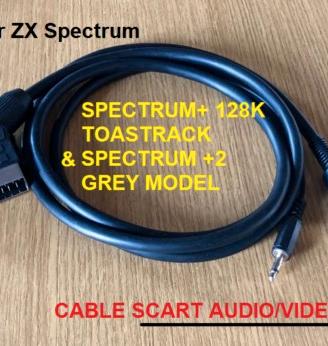 Scart sinclair zx spectrum+ 128k e spectrum +2 gre