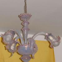 Tradizionale lampadario di Murano a 3 luci