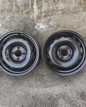4 Cerchi acciaio 15" originali Citroen Peugeot