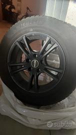 4 cerchi + 4 copertoni da neve Michelin x Qashqai