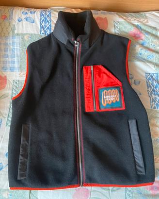 Ambush Uomo Fleece vest Black Multicolor
