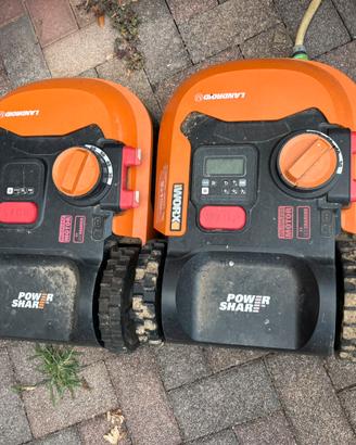 Due robot tagliaerba landroid