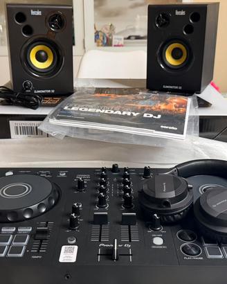 Kit Dj Completo Pioneer DDJ-FLX4+ Casse + Cuffie