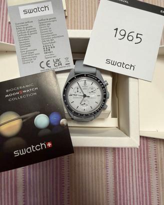 Swatch x Omega bioceramic moonswatch 1965